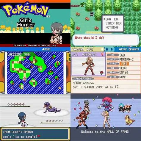 pokemon mulher|Pokemon Girls Hunter (GBA) Download